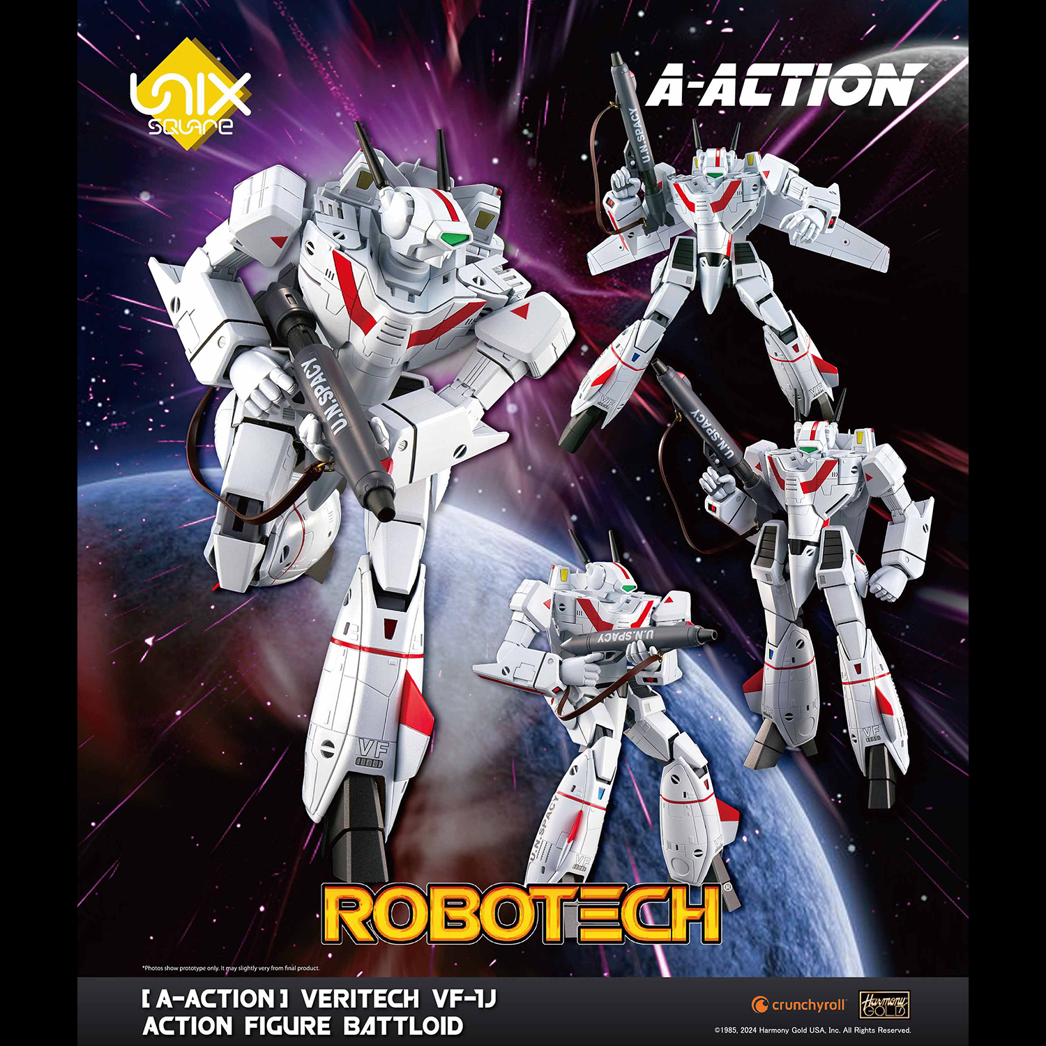 [A-Action] Veritech VF-1J Action Figure Battloid